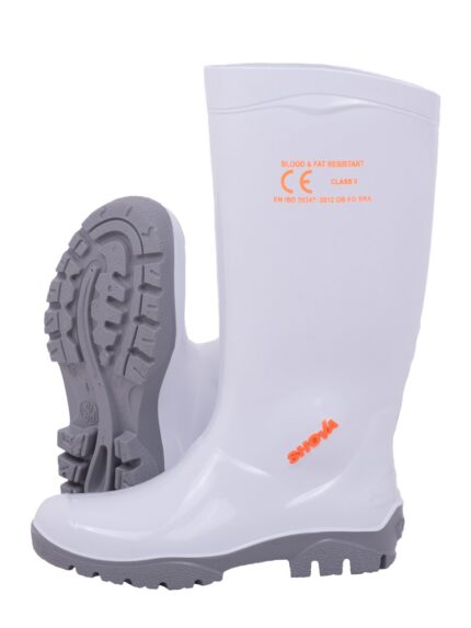 Vulcan shova white gumboot