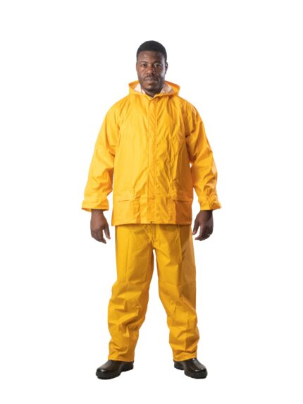 Vulcan yellow rainsuit